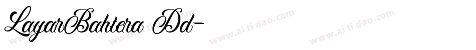 LayarBahtera Dd字体转换